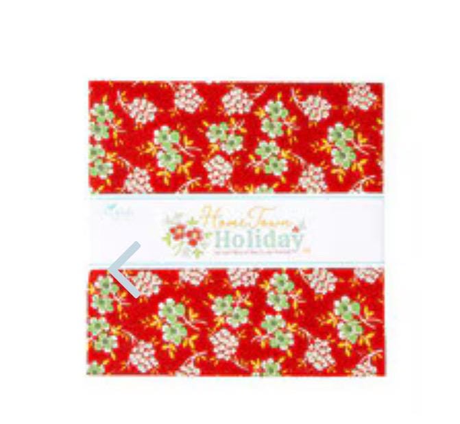Home town holiday 10" Stacker | Lori Holt | Bee in my Bonnet - precut | RBD - 42 pieces ships IN STOCK