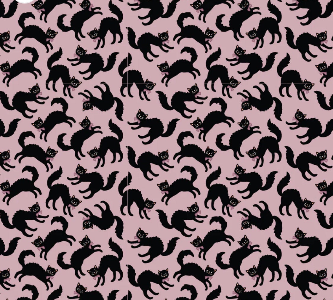 Sweet tooth halloween - Scaredy cat purple | Poppie cotton | Elea Lutz | trick or treat | In stock
