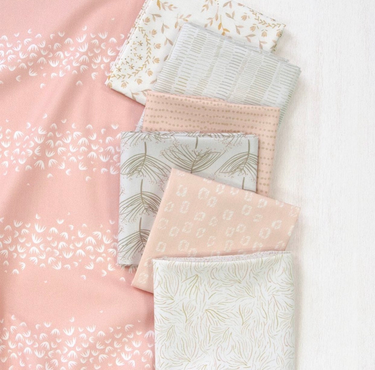 Ballerina Fusion - Low volume - delicate twist | AGF | Woodblock Ballerina | FUS-BL-1803 - Sharon Holland