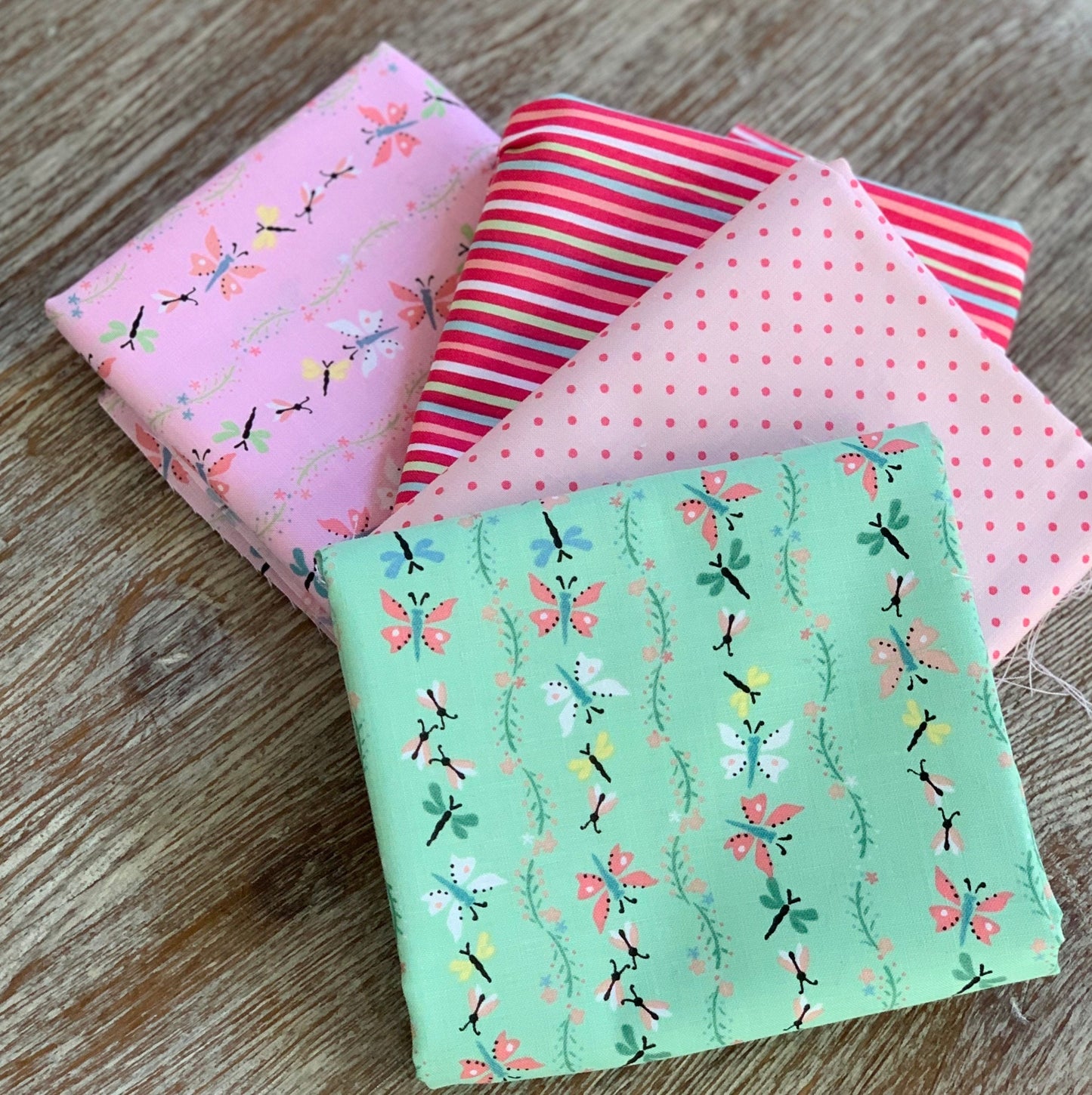 Finding wonder and more - mini curated bundle - 13 piece FQ or 1/2 yard - Ditsy flowers - AGF - Easter - Poppie cotton - spring