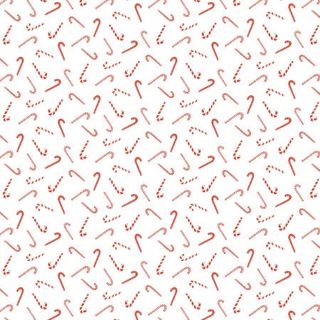 Christmas Lane - Candy cane toss - white - RJR Studios - Holiday stripe - santa - robin - holiday classics - candy cane - RJ6144