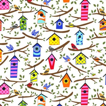 Backyard Birdwatching - 14 fat quarter bundle - Birds - C&S - AH100-FQB-B