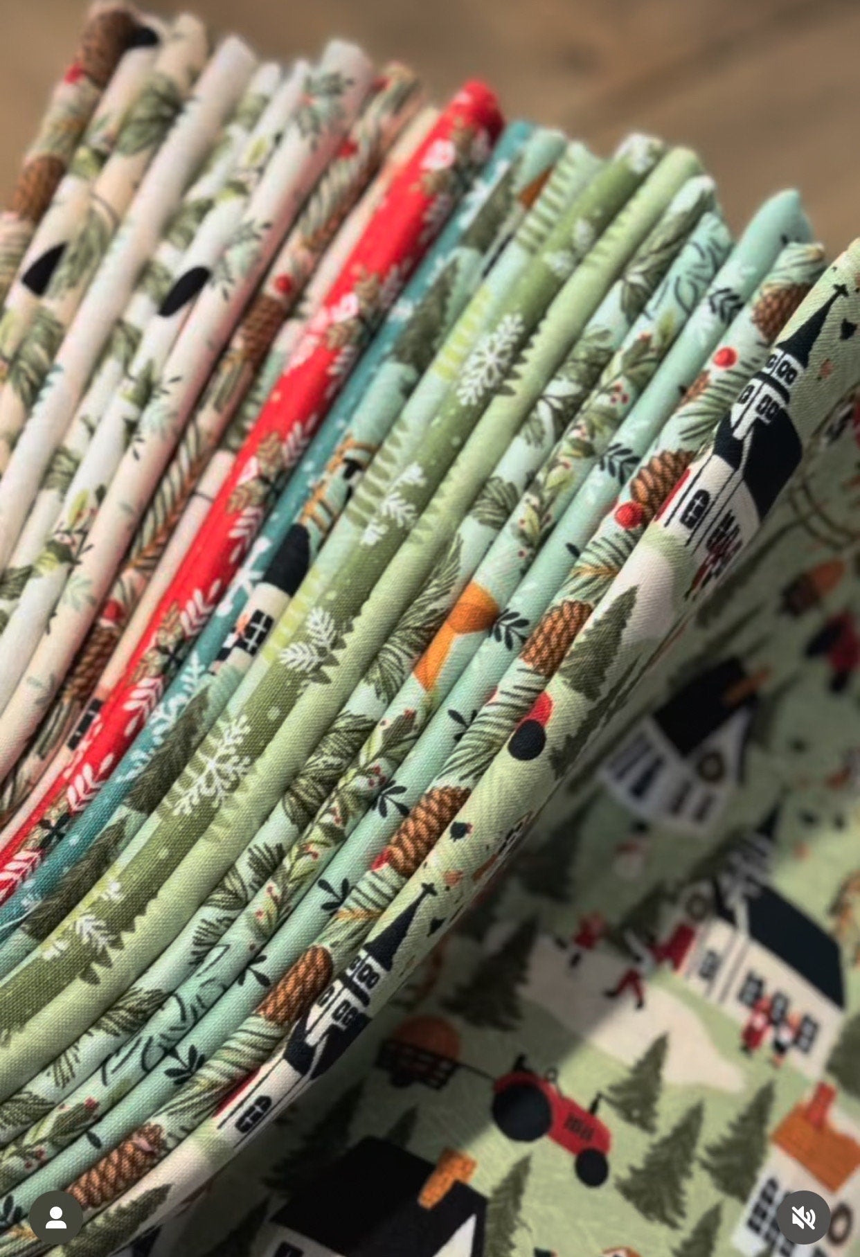 Prairie Christmas - 21 Fat quarter bundle | Poppie cotton | Amanda Grace | Holiday | in stock - Free US shipping