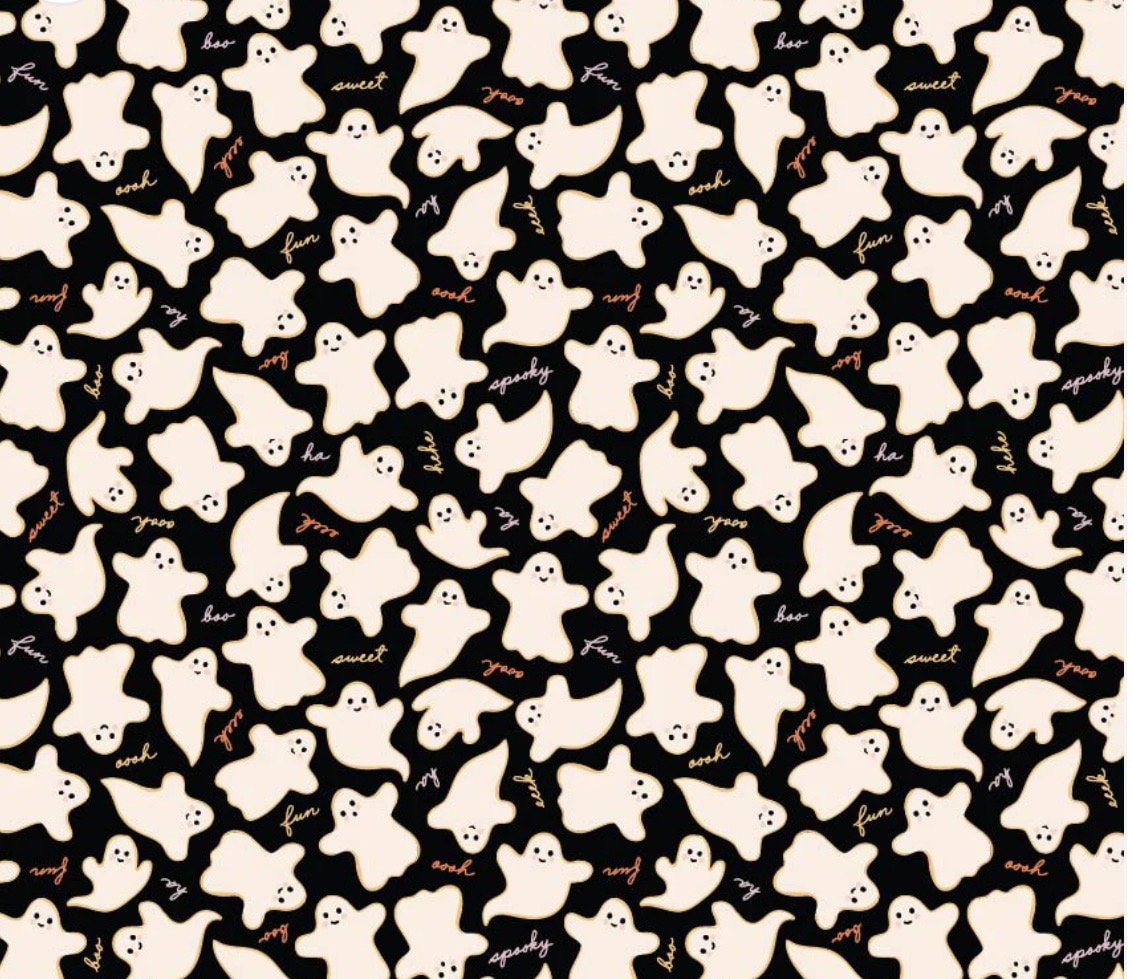 Sweet tooth halloween - Eek's & Boo's Black | Poppie cotton | Elea Lutz | trick or treat | In stock