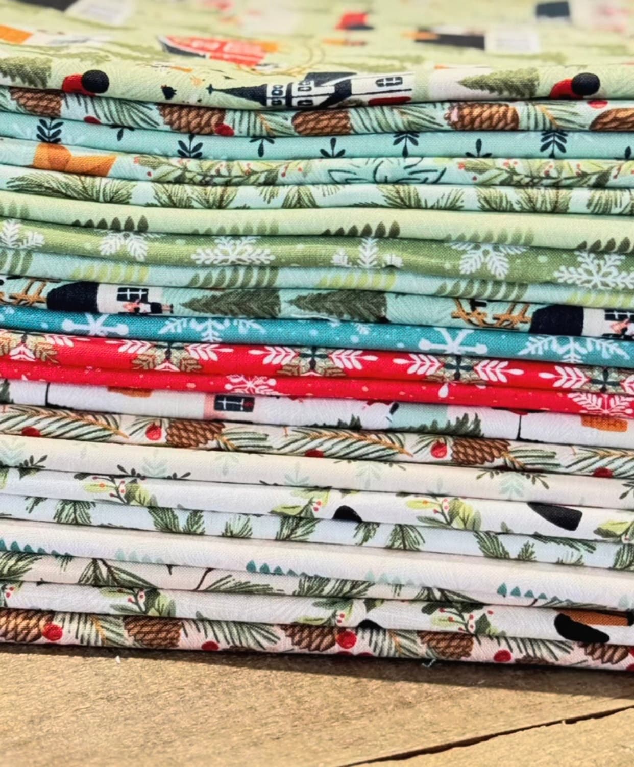 Prairie Christmas - 21 Fat quarter bundle | Poppie cotton | Amanda Grace | Holiday | in stock - Free US shipping