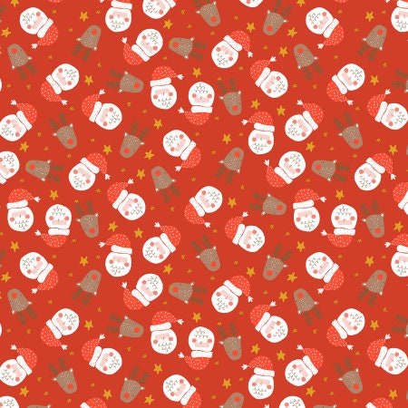 Christmas Lane - Nick and Rudy - red - RJR Studios - Holiday stripe - santa - robin - holiday classics - candy cane - RJ6141