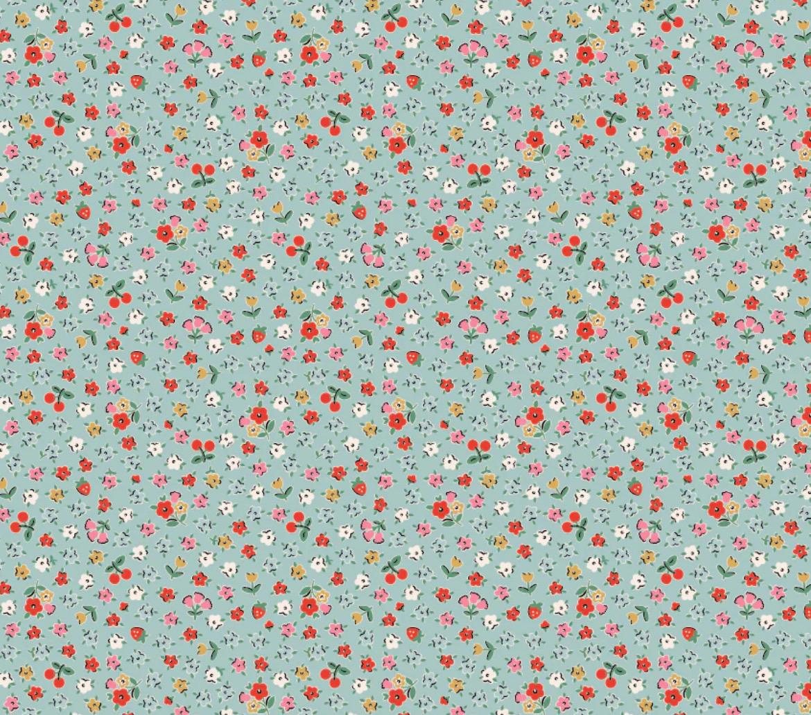 Home sweet home bitty blossom blue | Poppie cotton | Elea Lutz | vintage | shipping Nov 2024 - VR24470