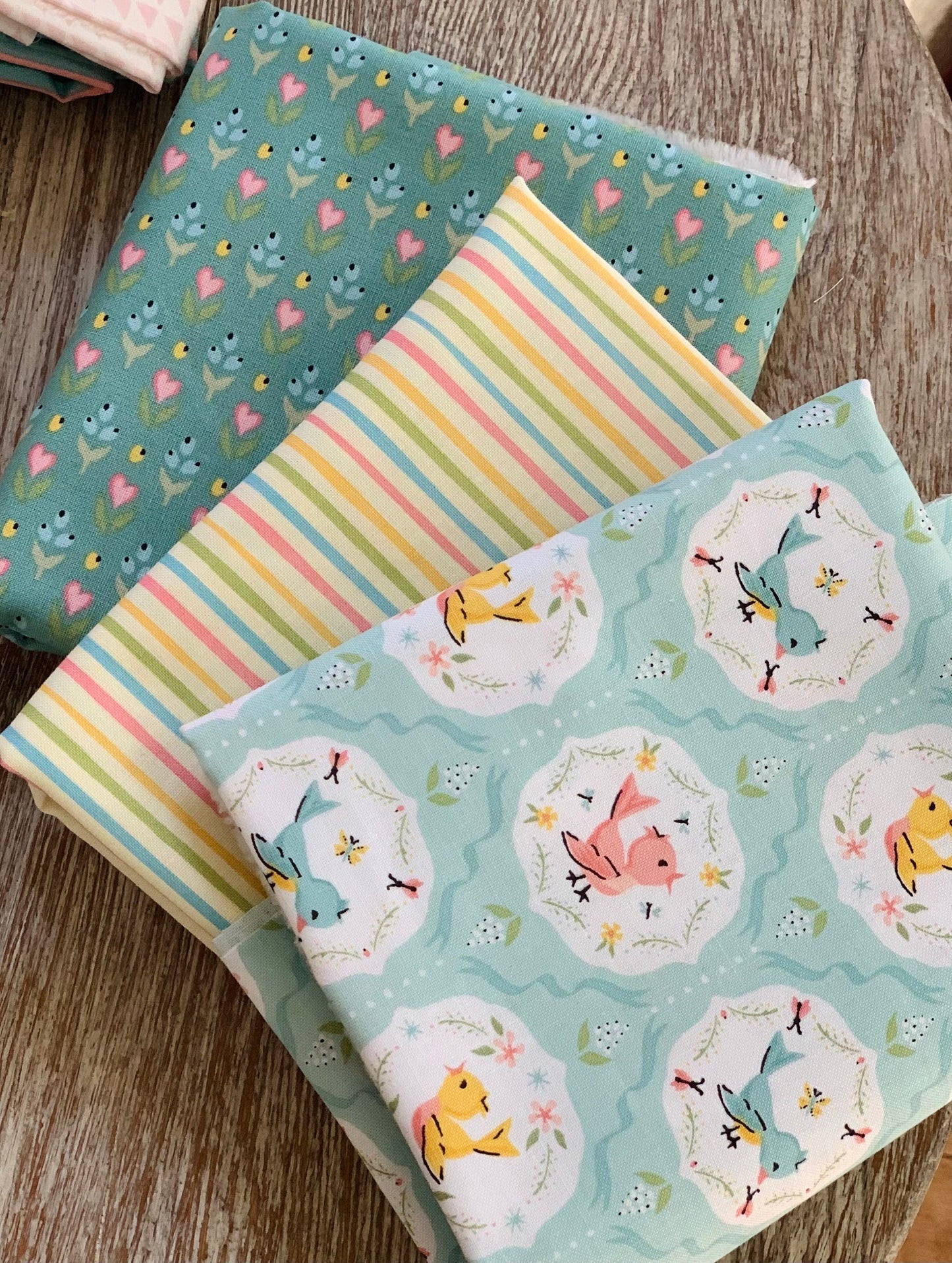 Finding wonder and more - mini curated bundle - 13 piece FQ or 1/2 yard - Ditsy flowers - AGF - Easter - Poppie cotton - spring