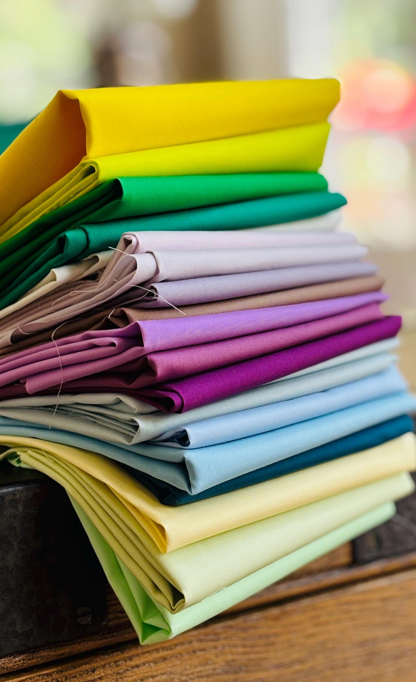 New colors of Pure solids 2024 | AGF | Fat quarter bundle 21 fabrics | IRIDESCENT | 1/2 yard option