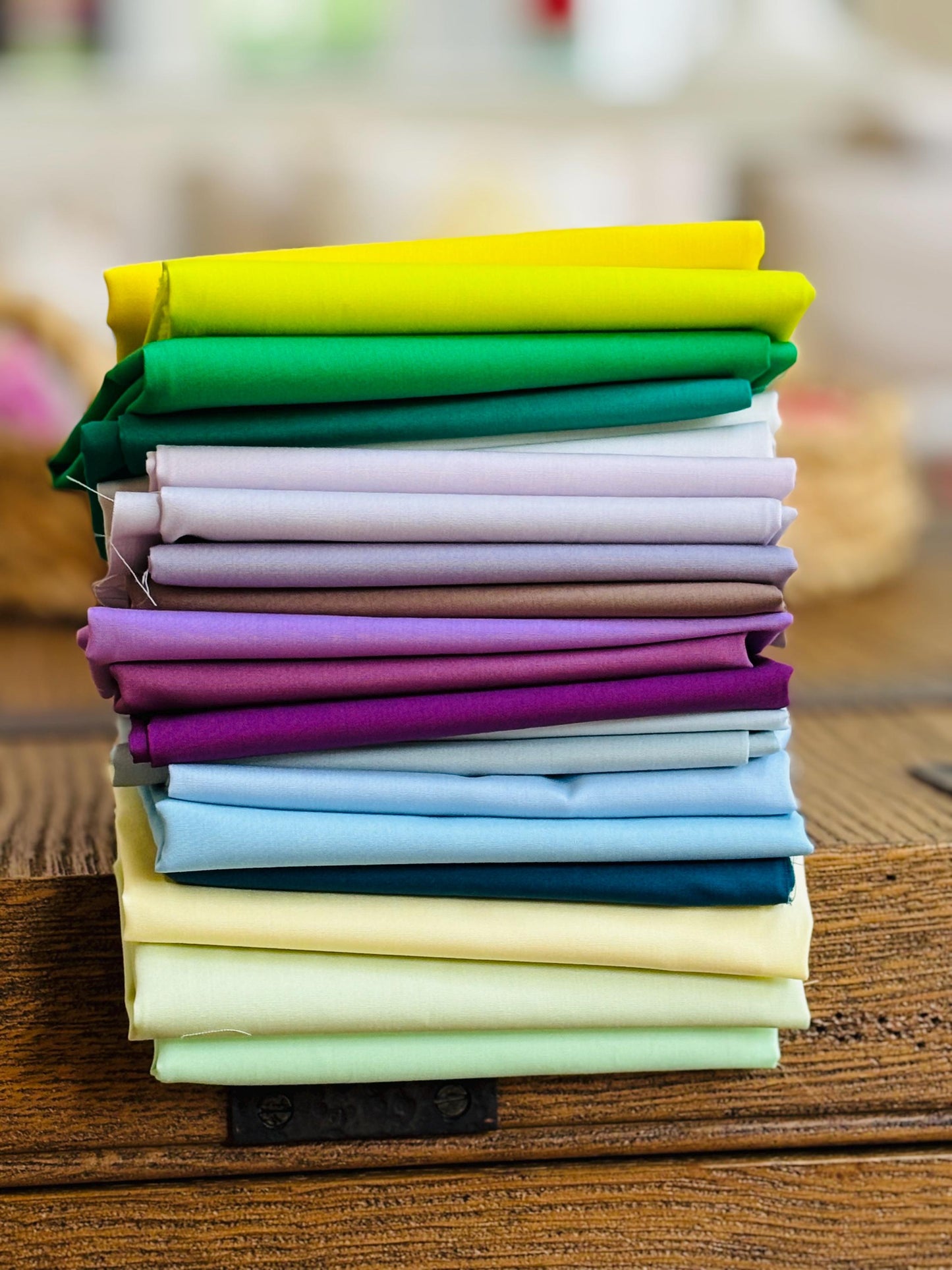 New colors of Pure solids 2024 | AGF | Fat quarter bundle 21 fabrics | IRIDESCENT | 1/2 yard option