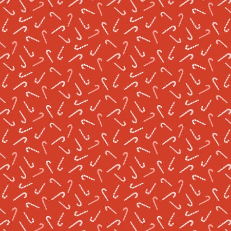 Christmas Lane - Candy cane toss - red - RJR Studios - Holiday stripe - santa - robin - holiday classics - candy cane - RJ6144