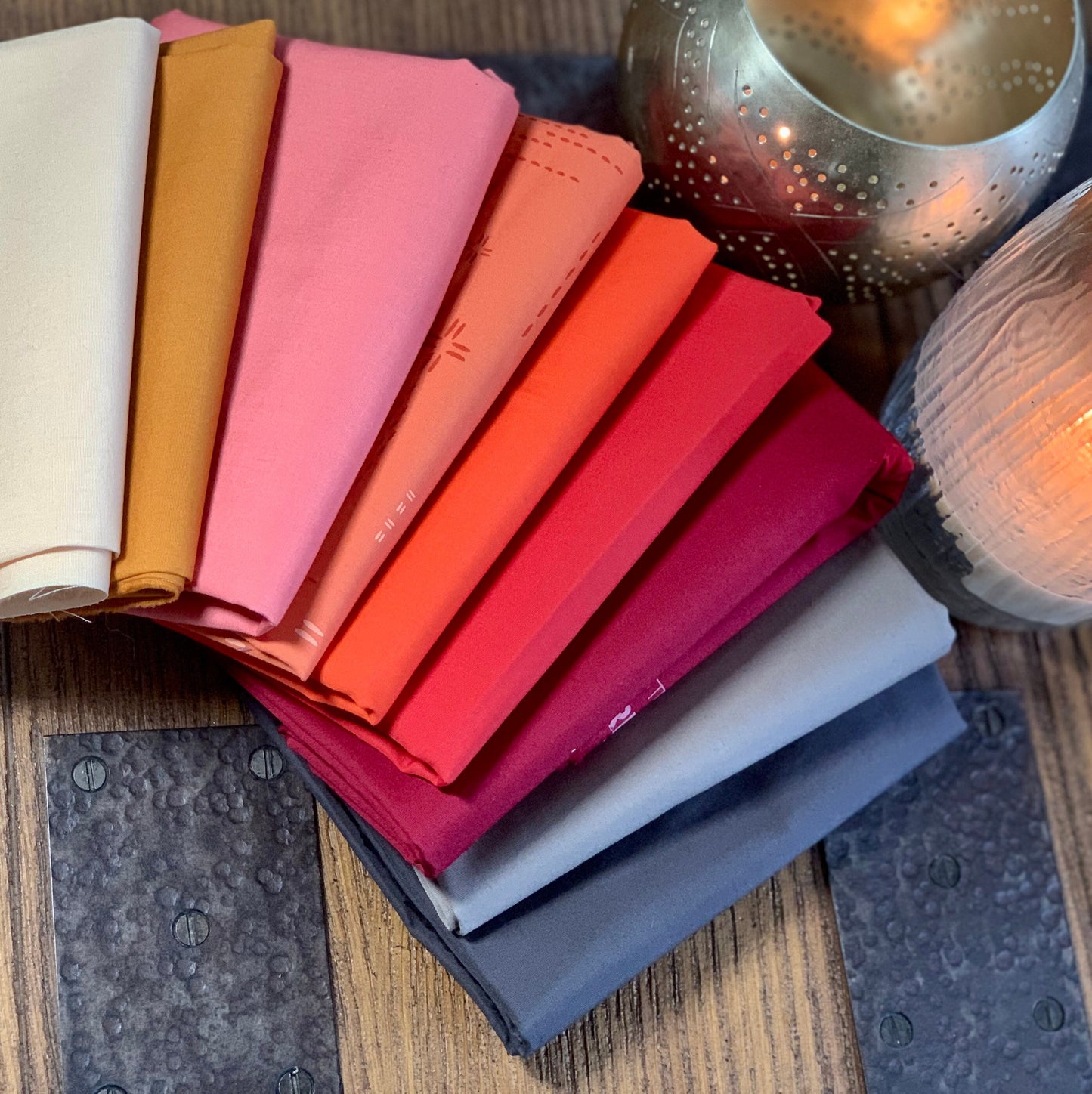 Kismet AGF blenders | Fat quarters / 1/2 yards bundles 9 fabrics | Pure solids | Sharon holland - decostitch