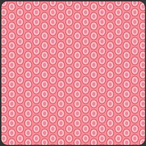 Sweet pea | Oval elements | AGF | 100% cotton | OE-910 | Fast shipping | quilting | home decoration | pink | coral