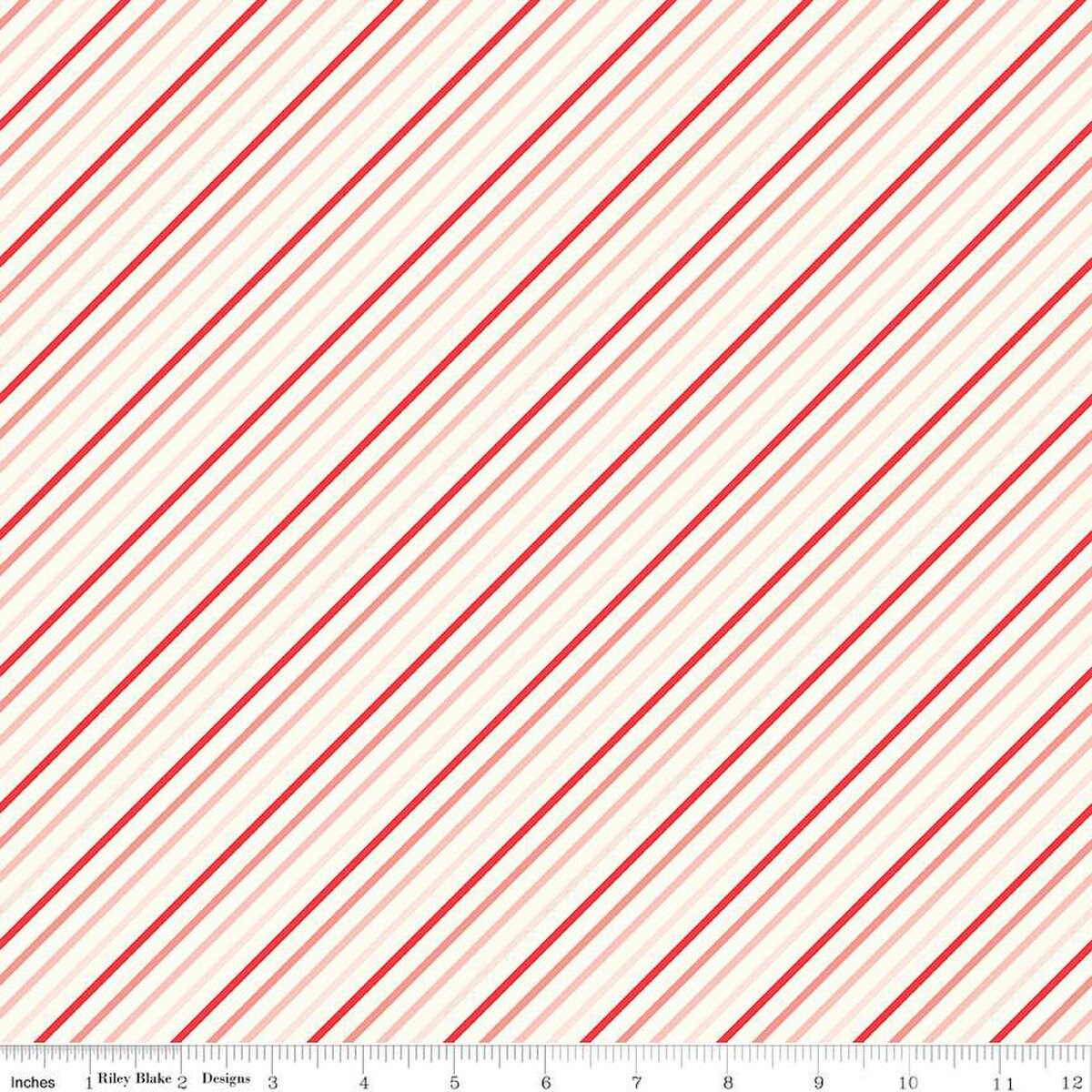 I love us cones stripes cream | c13966 | 100% cotton | Sandy Gervais | Valentine | ships fast