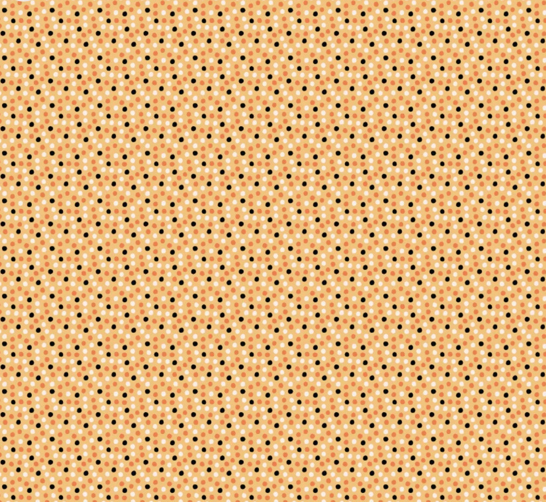 Sweet tooth halloween - Sugar Dots Yellow | Poppie cotton | Elea Lutz | trick or treat | In stock