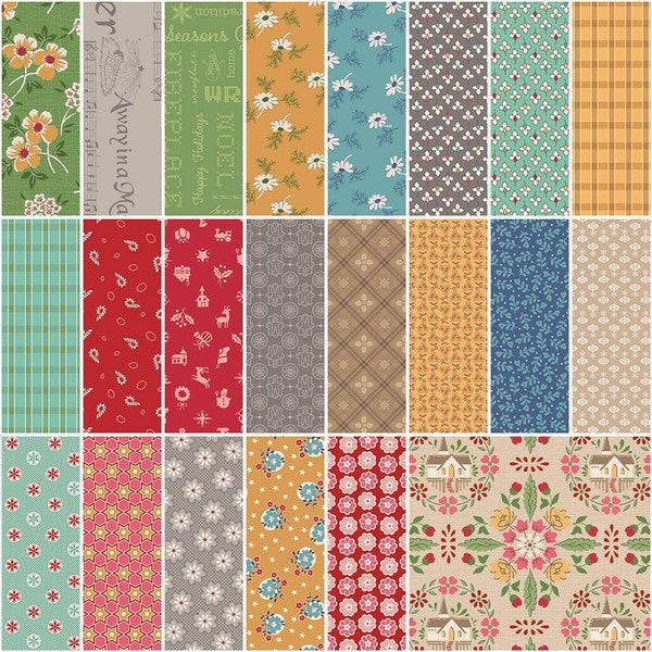 Home town holiday 10" Stacker | Lori Holt | Bee in my Bonnet - precut | RBD - 42 pieces ships IN STOCK