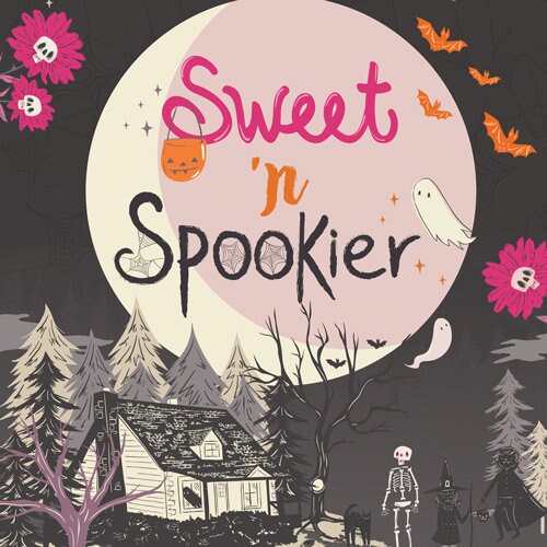 Fangtastic Lips SNS-13040 | AGF | 100% cotton | Sweet ’n Spookier | in stock | Halloween