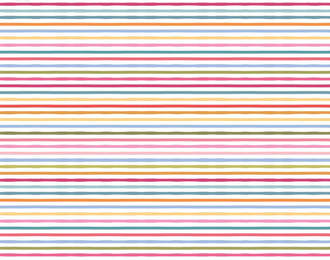 Jailhouse stripes - Elton multi | Poppy cotton | in stock | floral | ditsy | vintage | Poppie's basics