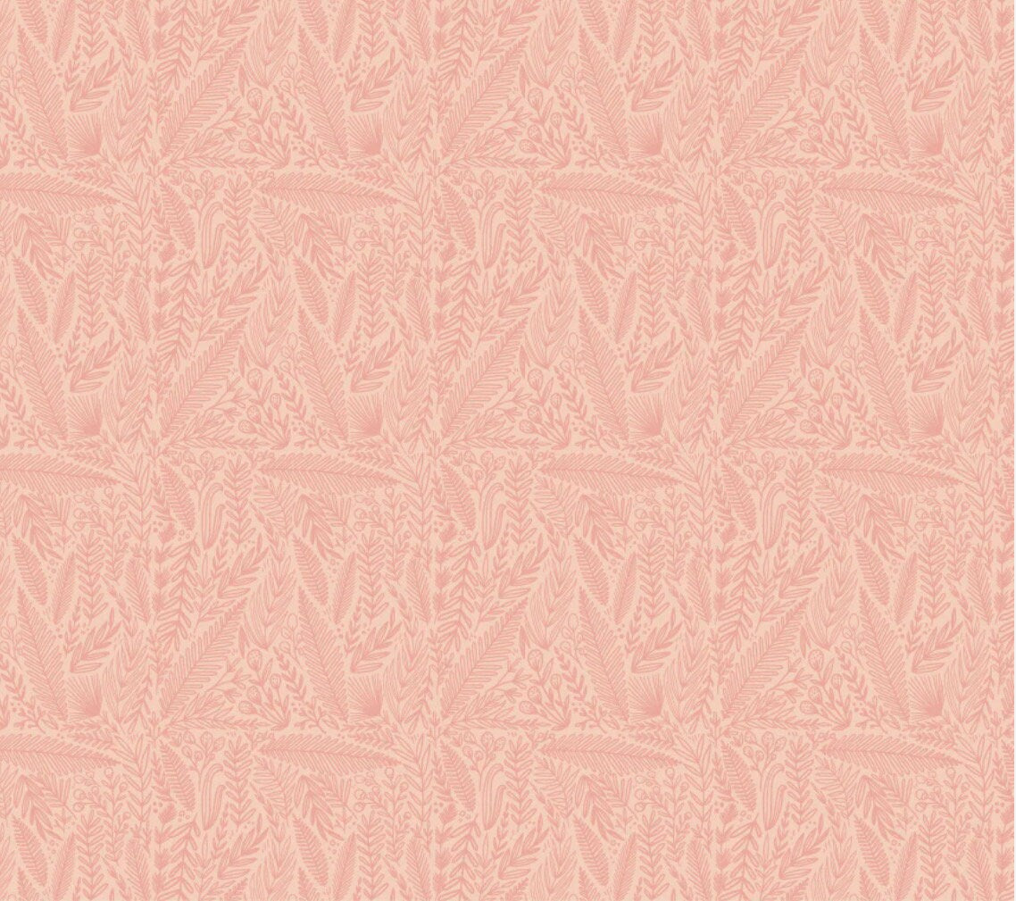 Cottage Charm - Delicate foliage peach| Poppie cotton | Kenzie Elston | vintage | in stock - CH24756