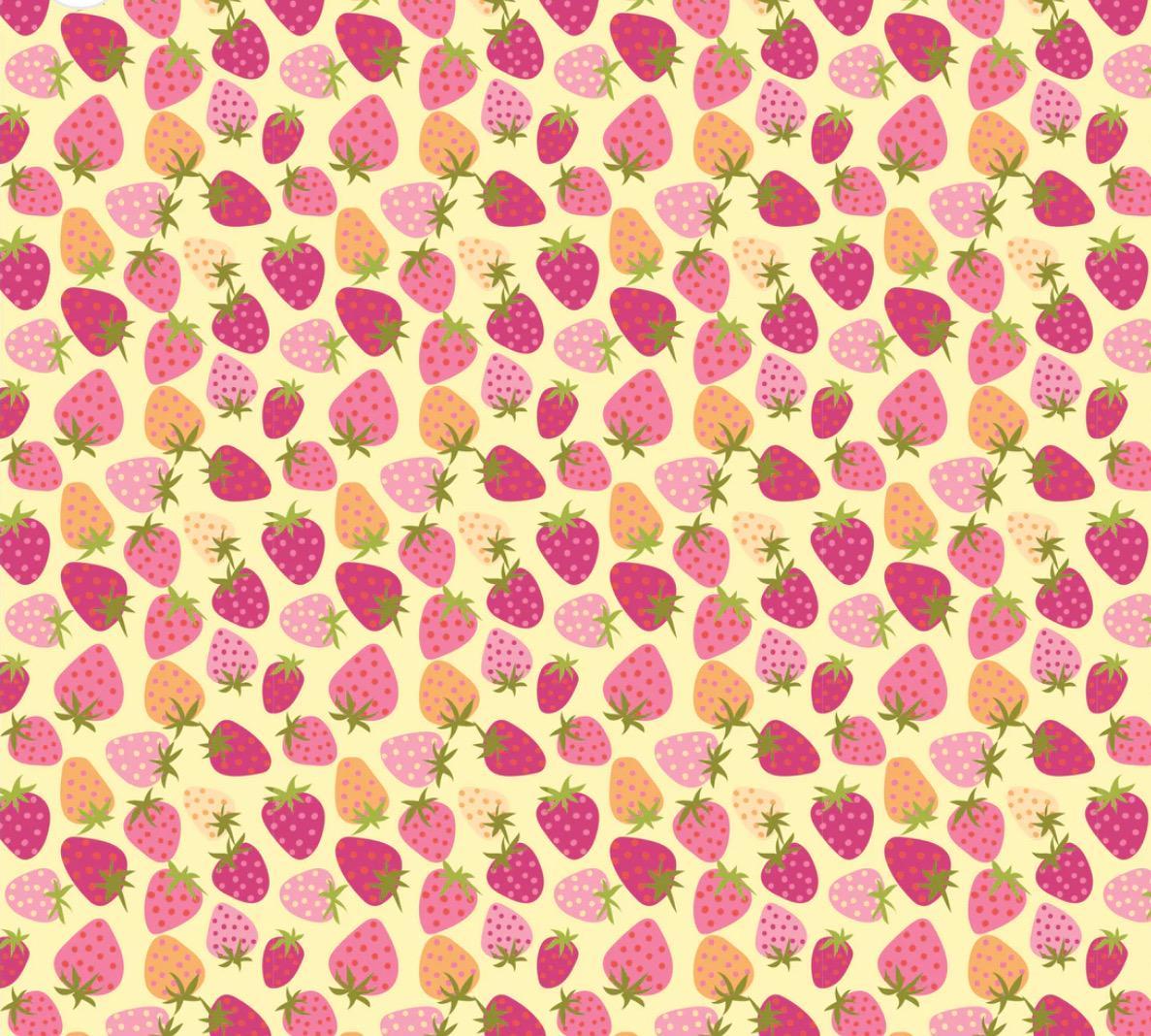 Calico Cowgirls - 5 Fat quarter / Half bundle Poppie cotton Lori woods | shipping Oct * 2024 - strawberry pie - strawberries plaid