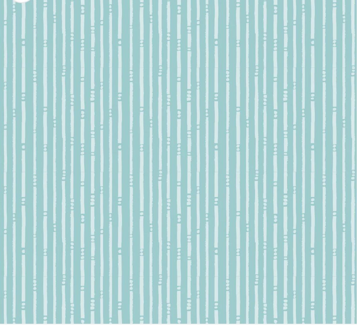 Preorder** Serenity Blooms - stripes blue | Poppie cotton | Ginger Deverell | vintage | shipping Jan 2025 - SR24518