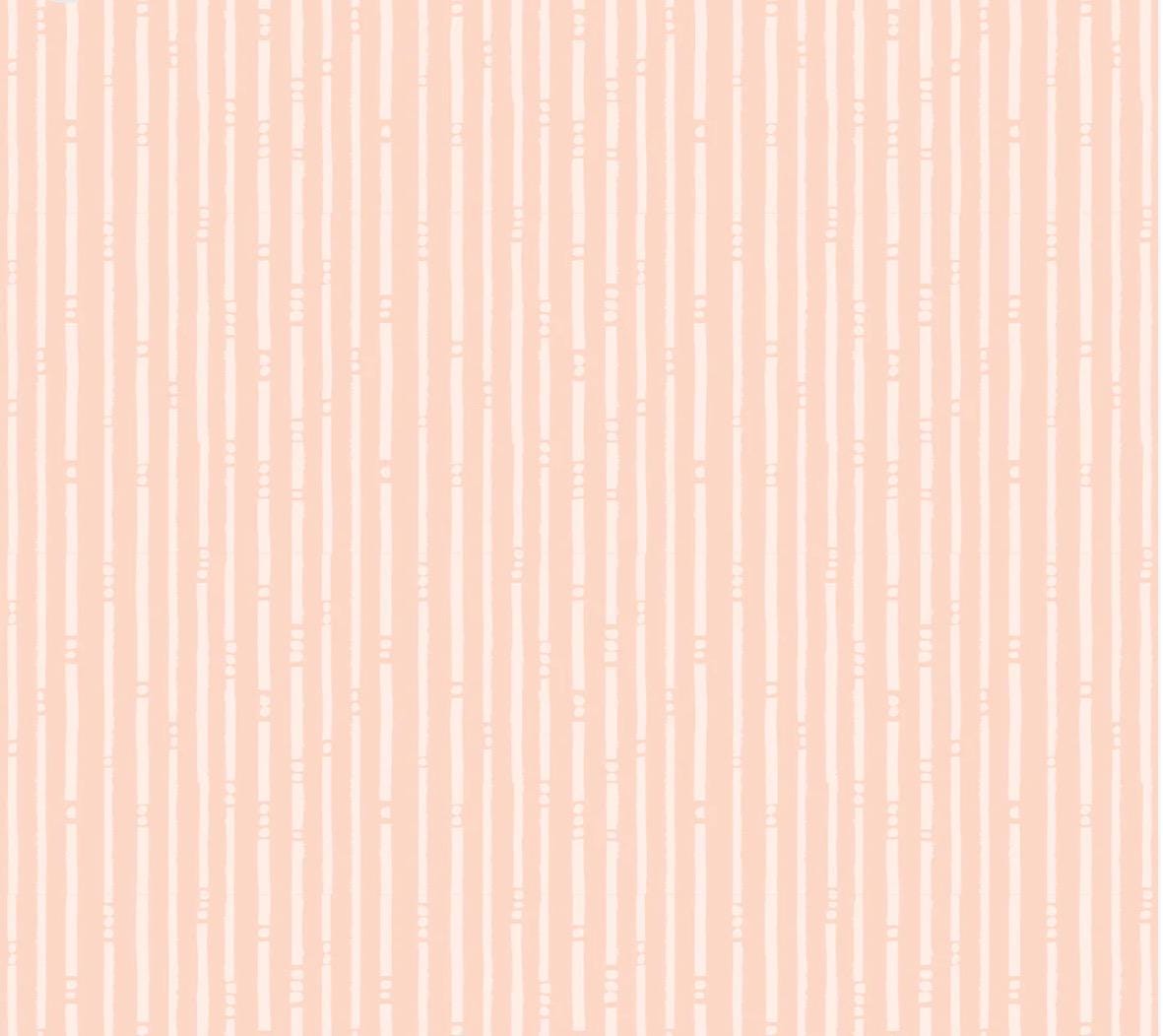 Preorder** Serenity Blooms - stripes peach | Poppie cotton | Ginger Deverell | vintage | shipping Jan 2025 - SR24519