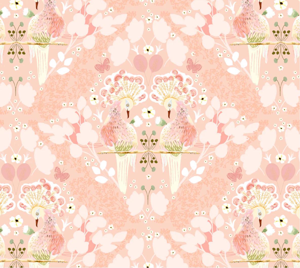 Preorder** Serenity Blooms - first kiss peach | Poppie cotton | Ginger Deverell | vintage | shipping Jan 2025 - SR24507