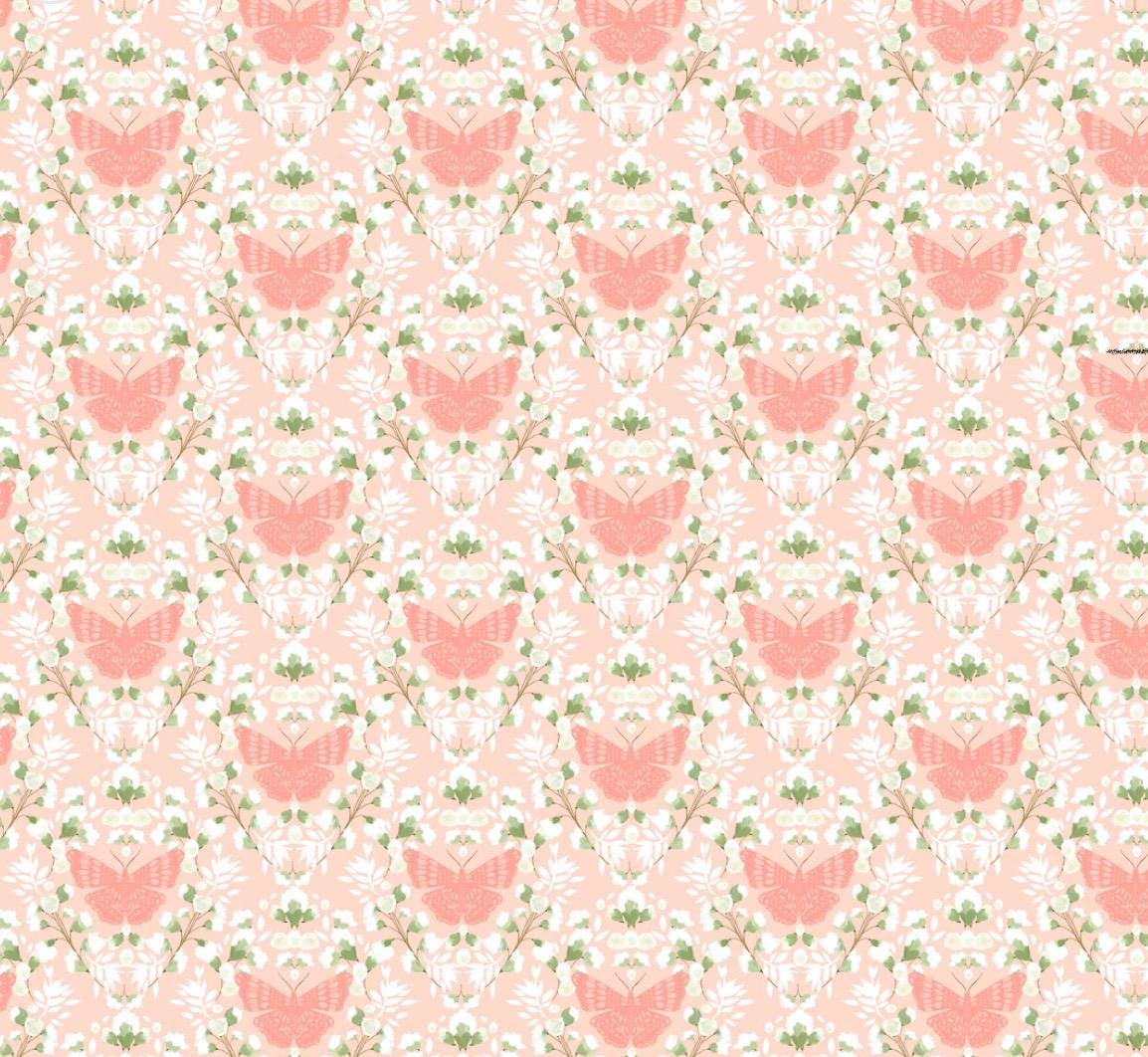 Preorder** Serenity Blooms - Sacred Flight peach | Poppie cotton | Ginger Deverell | vintage | shipping Jan 2025 - SR24513