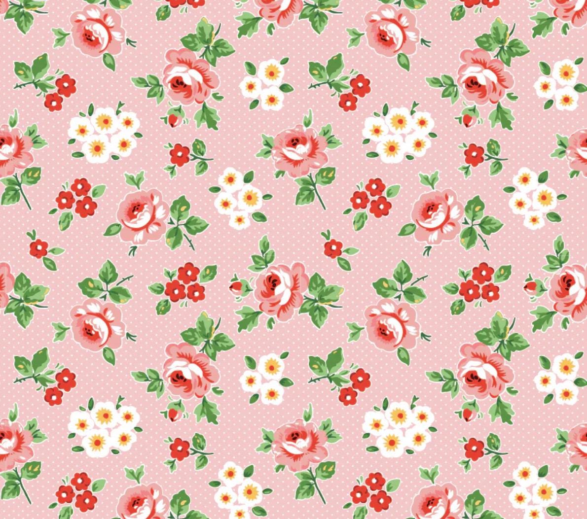 Preorder** Flower Market hand picked pink | Poppie cotton | Elea Lutz | vintage | ship Sept '25 FM25408