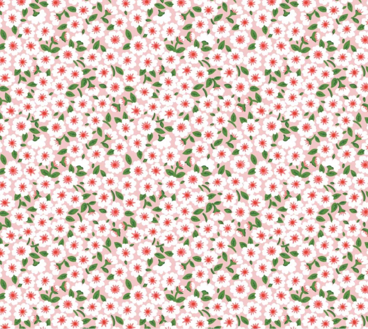 Preorder** Flower Market Forget me knots pink | Poppie cotton | Elea Lutz | vintage | ship Sept '25 FM25411