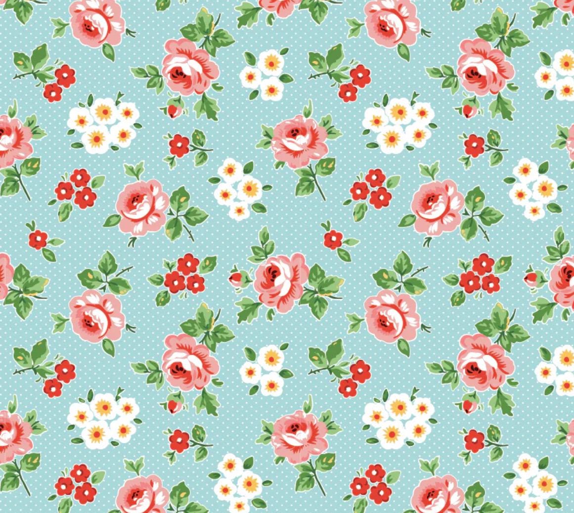 Preorder** Flower Market hand picked blue | Poppie cotton | Elea Lutz | vintage | ship Sept '25 FM25407