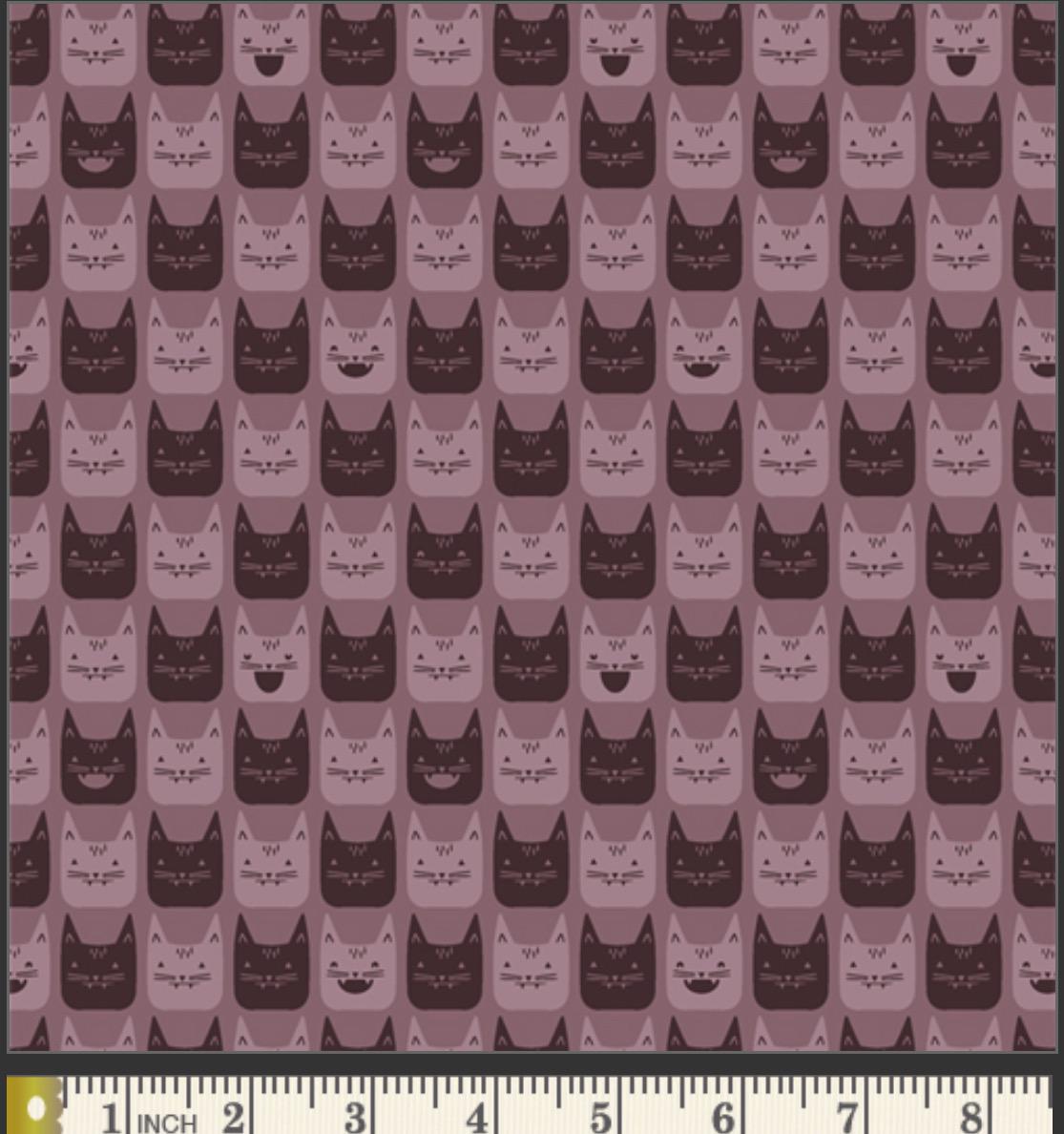 Midnight meows GHH13139 AGF Ghostly and haunted | 100% cotton | Sweet ’n Spookier | in stock | Halloween