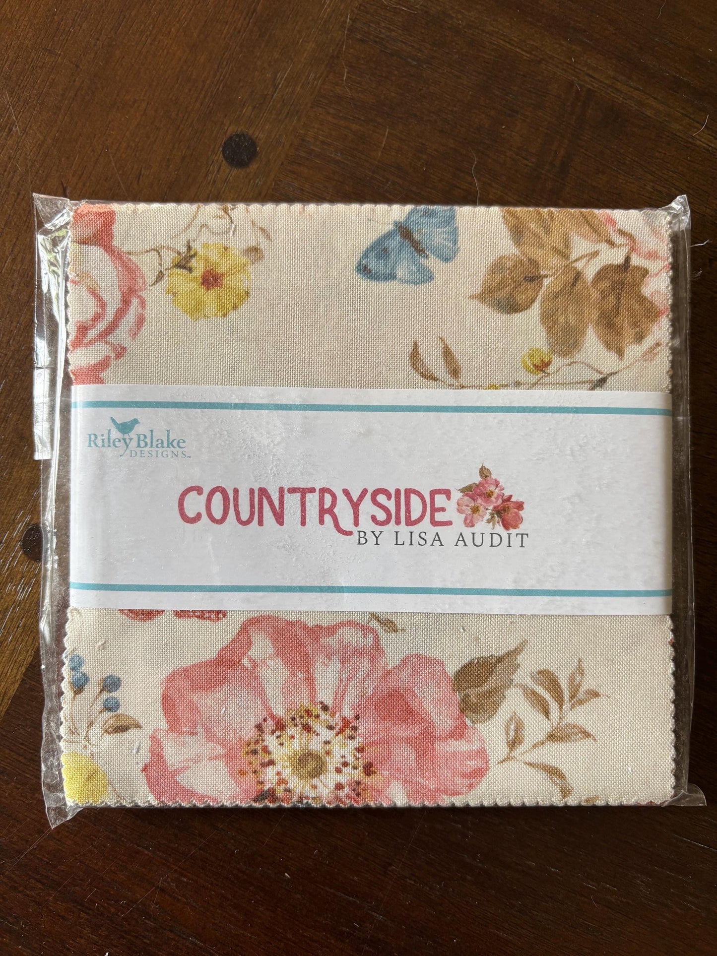 Countryside by Lisa Audit 5 " inch stacker - 42 pieces | floral - plaid - 5-14530-42