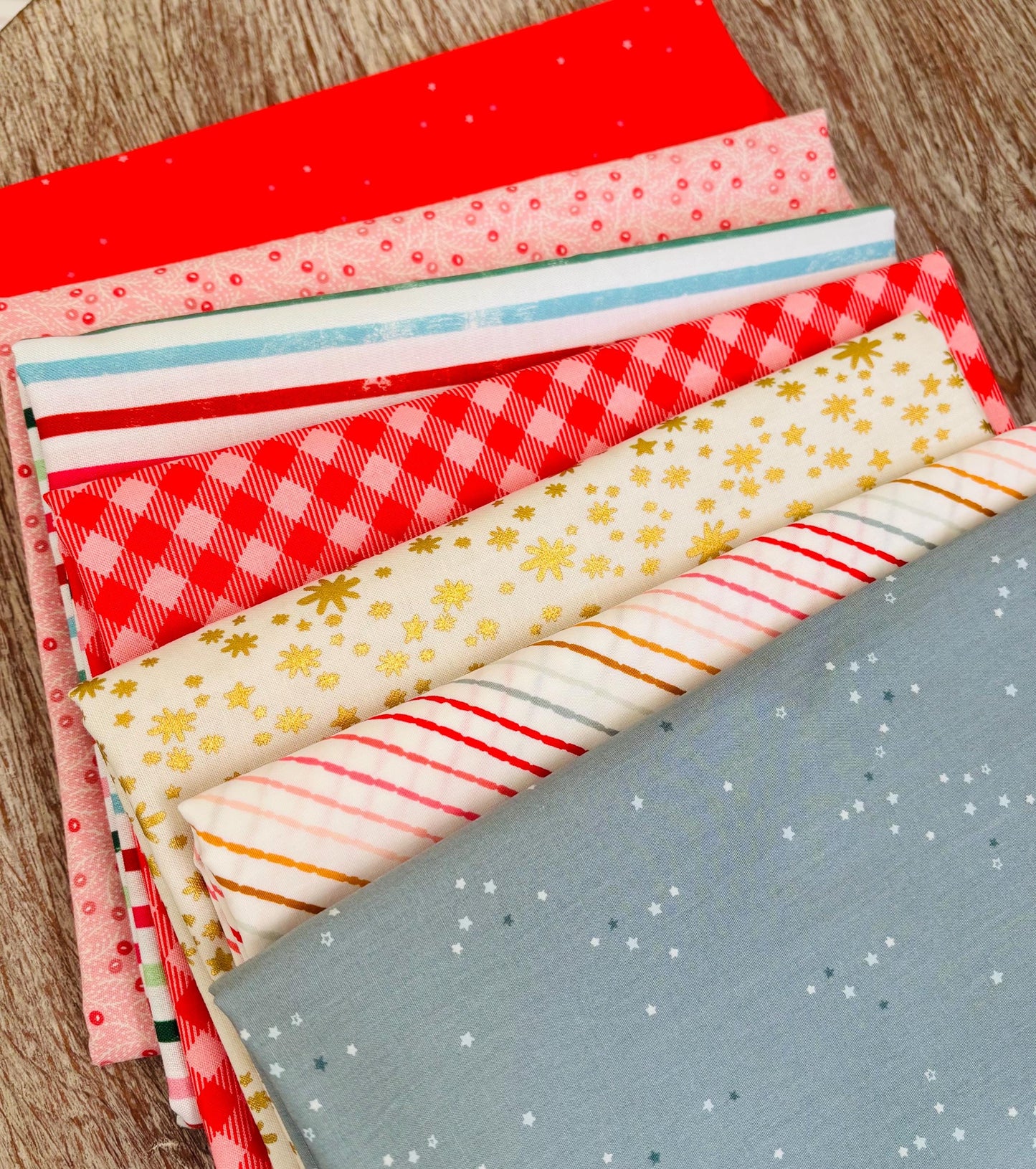 Christmas holiday blenders part 2 | Fat quarters bundles 7 fabrics | AGF RBD | Poppie cotton