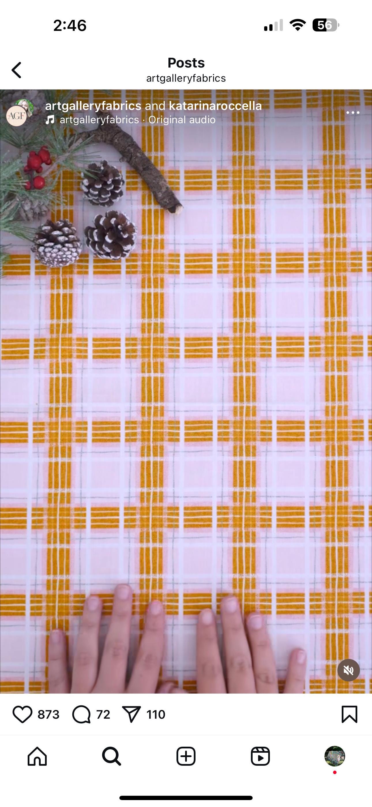 Adventale | Katarina Roccella | Jingle plaid - ADV25910 | in stock | AGF - holiday