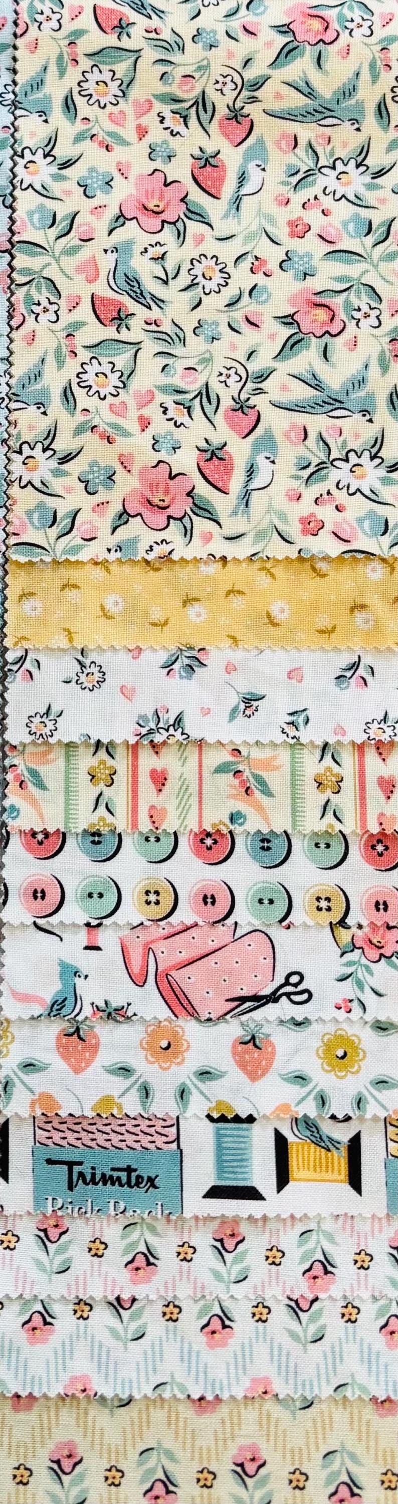 preorder** Granny's Apron blue GS25914 | Poppie cotton | Sheri McCulley | vintage shipping Aug '25 granny's sewing room