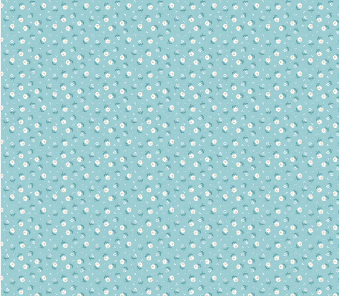 preorder** granny's sewing room Daisy May Blue GS25911 | Poppie cotton | Sheri McCulley | vintage shipping Aug '25