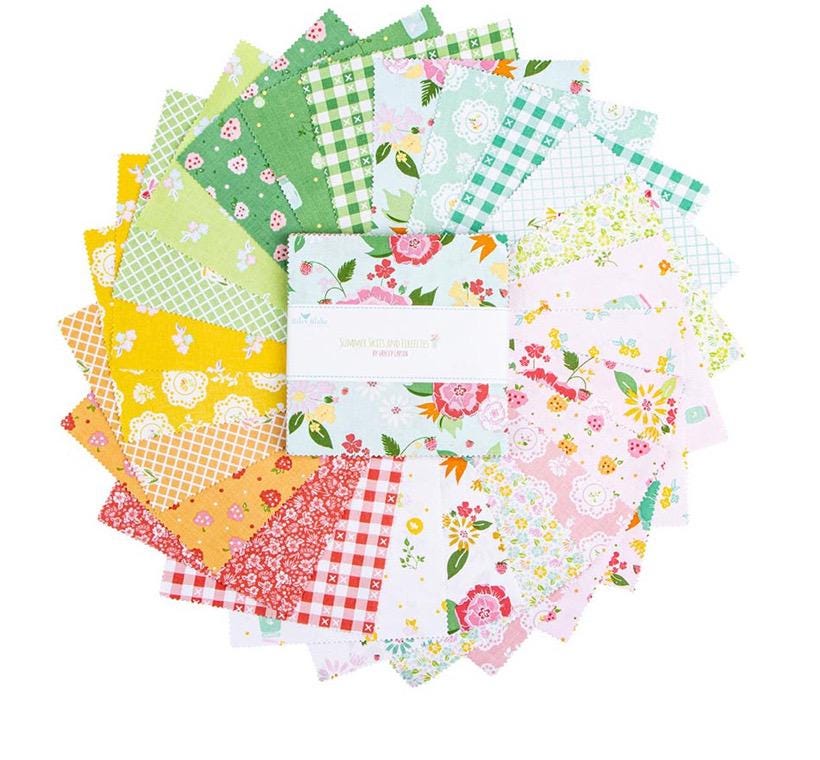 Summer skies and fireflies 5" Stacker | Gracey Larson l in stock | summer | 42 piece | Fast shipping | 5" x 5" x 42 RBD