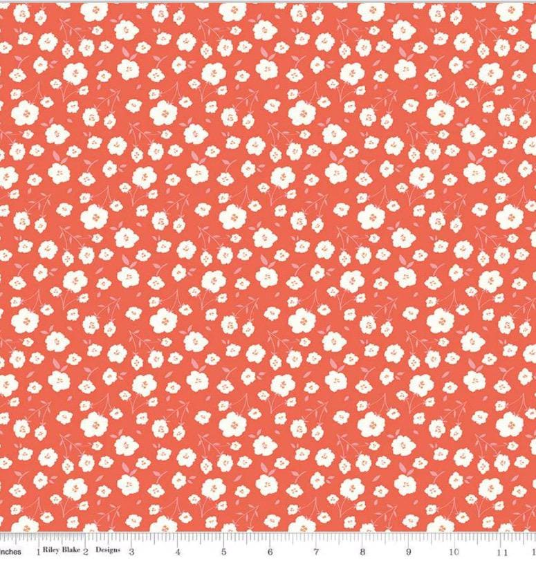 Sunsetridge by Minki Kim | C15732| Fast shipping | summer vintage RBD flowers rouge red