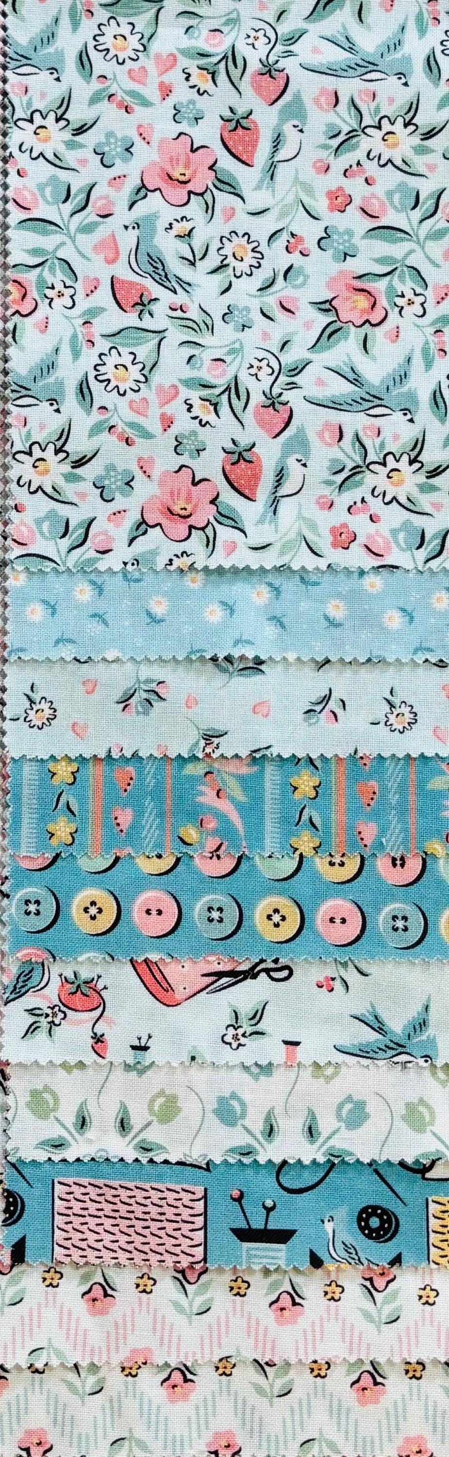 preorder** Granny's Apron blue GS25914 | Poppie cotton | Sheri McCulley | vintage shipping Aug '25 granny's sewing room