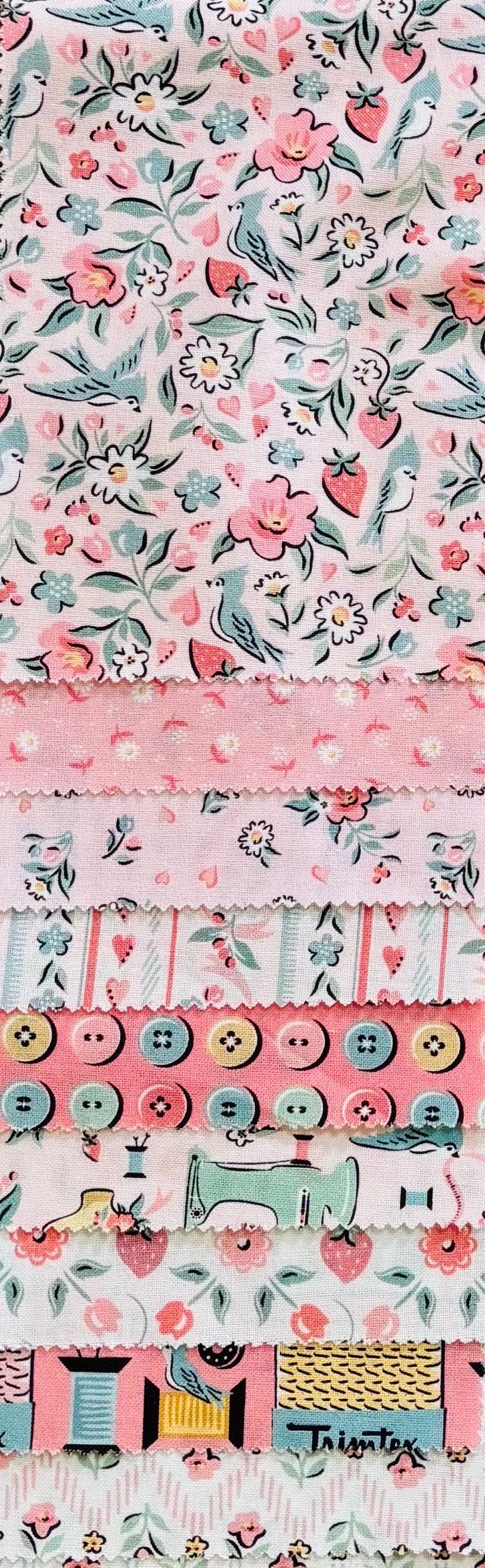 preorder** Granny's Apron blue GS25914 | Poppie cotton | Sheri McCulley | vintage shipping Aug '25 granny's sewing room