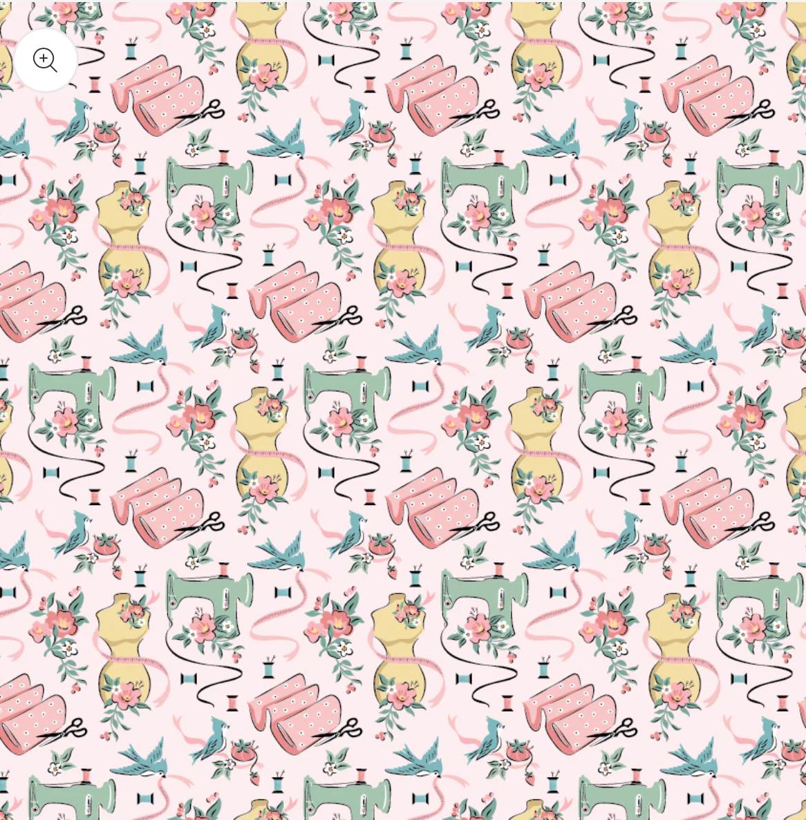 preorder** granny's sewing room white GS25926 | Poppie cotton | Sheri McCulley | vintage shipping Aug '25