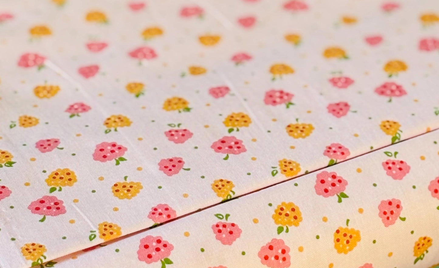 Summer Skies and Fireflies raspberries pink | Gracey Larson | C16374 | Fast shipping | summer vintage