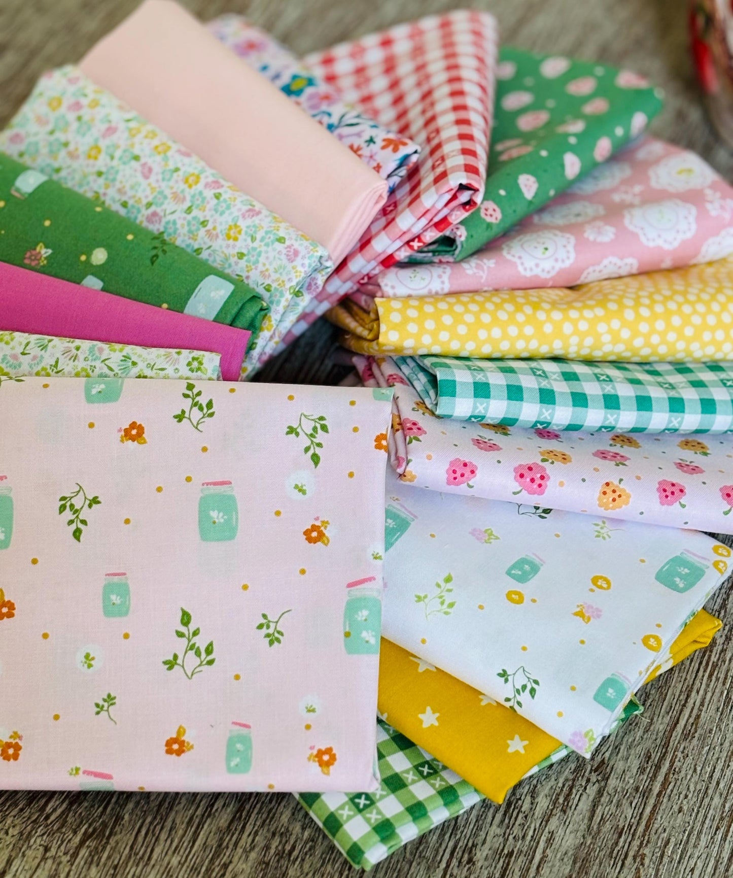 Summer Skies and Fireflies and more mini bundle | Gracey Larson | 16 x fq bundle | summer vintage