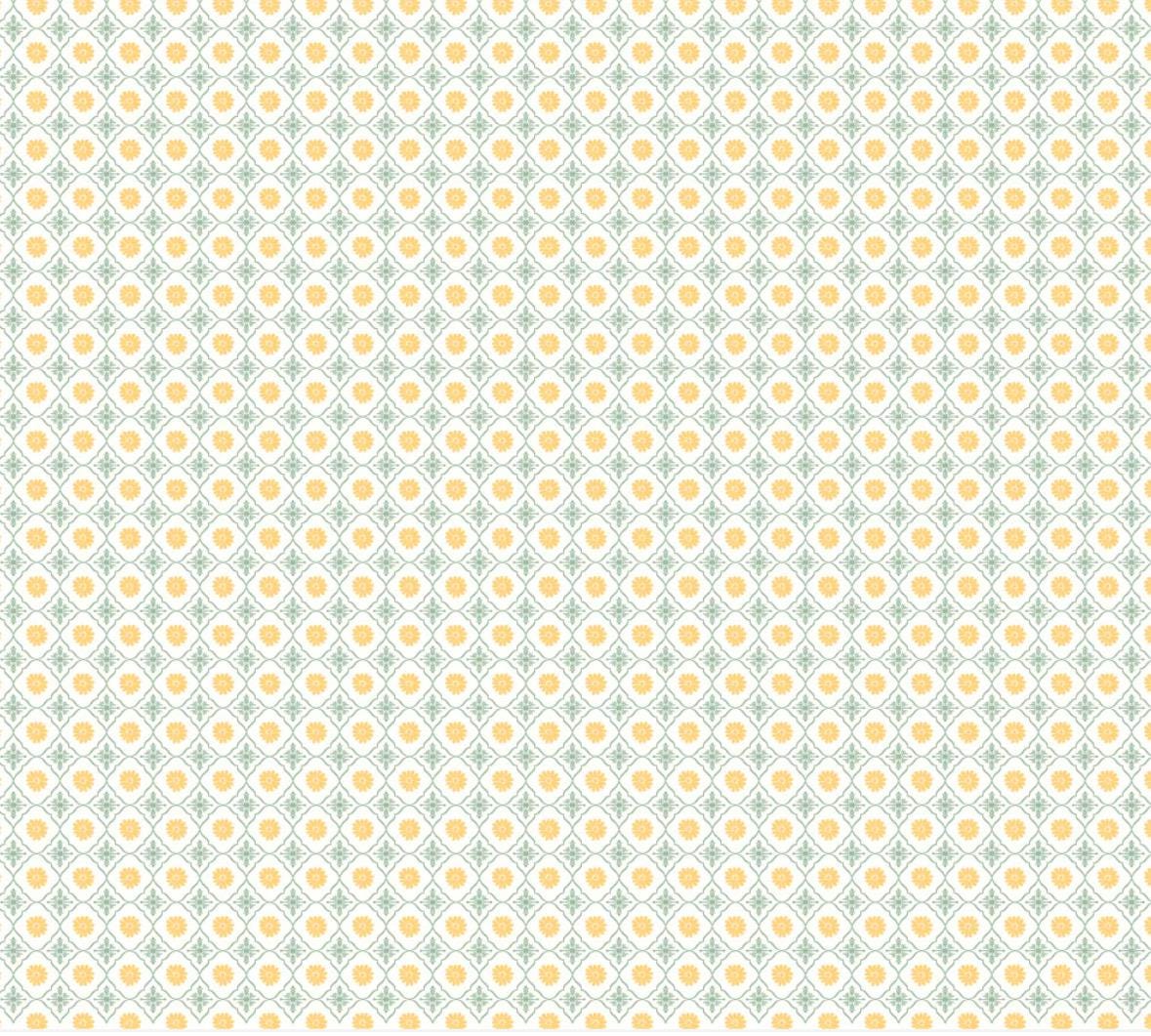 Unicorn dreams Collection Charmed celery UD25711 | Poppie cotton | Ginger Deverell | vintage in stock