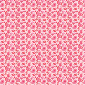 Calico Cowgirls - Poppie cotton Lori woods | in stock - Paisley & Poppy - floral - pink CW24821