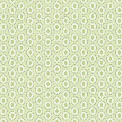 Sugar Green | Oval elements | AGF | 100% cotton | OE-934 | Fast shipping | quilting | home decoration | spring | Spring Green | Light Green