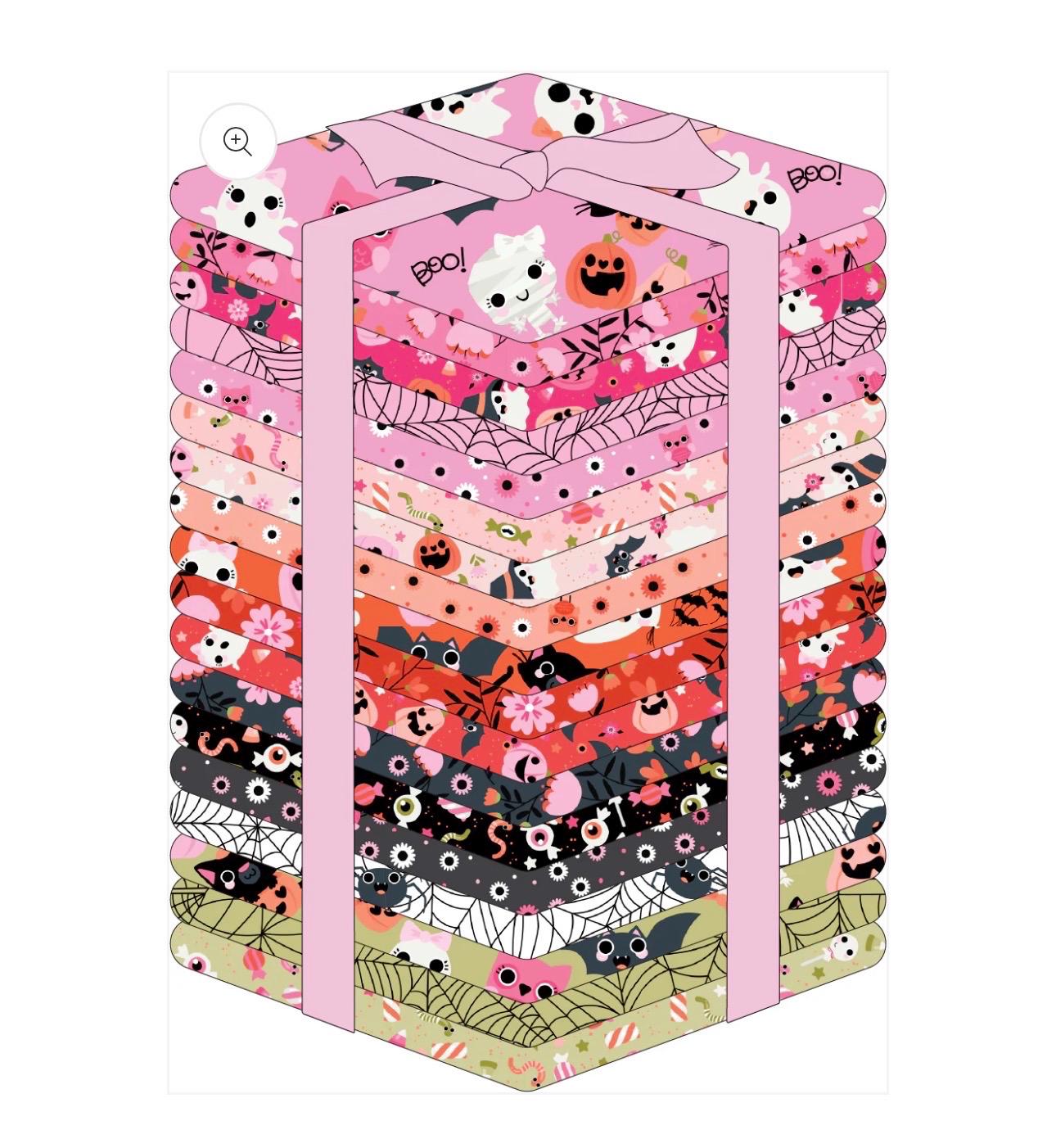 Preorder*** Not scary 18 FQ / 1/2 yards| Poppie cotton | Jill & Rani | Halloween | shipping May 2026