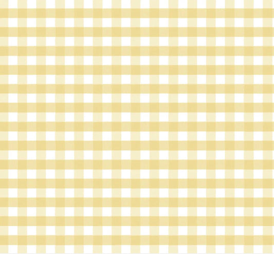 Pretty in plaid yellow  - Delightful department store | Poppy cotton | in stock | plaid | check | vintage | Lori Woods