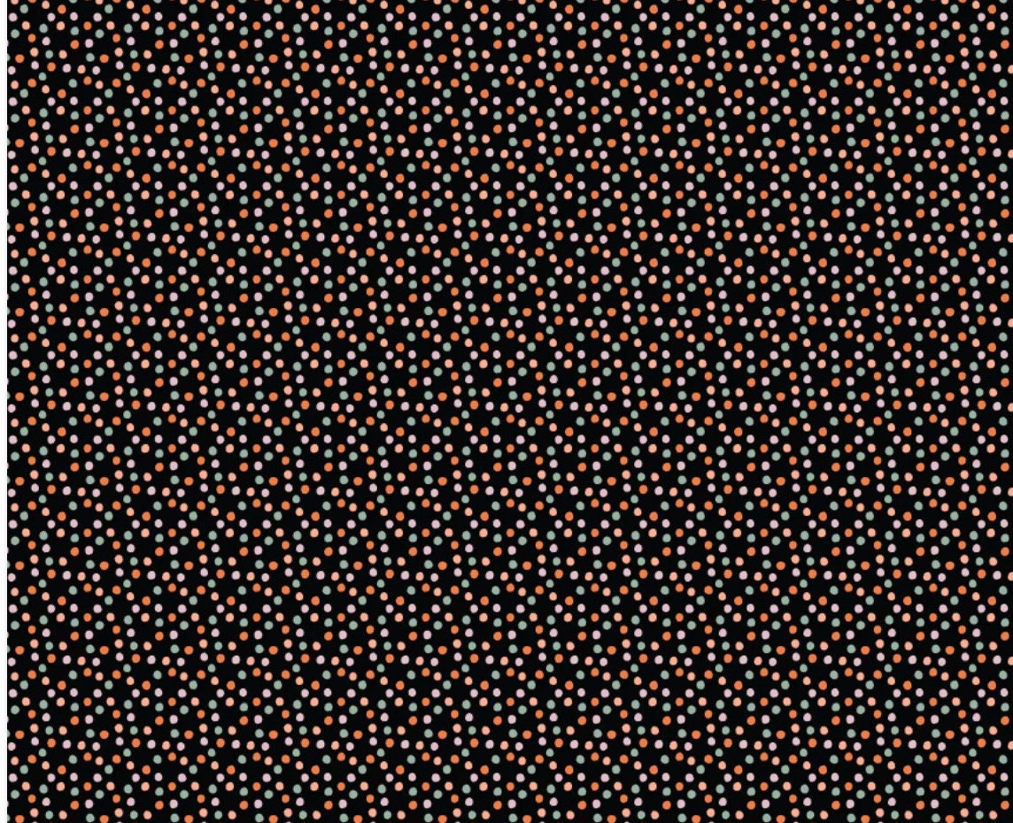 Sweet tooth halloween  - Sugar Dots black | Poppie cotton | Elea Lutz | trick or treat | In stock